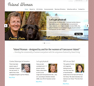 Island Woman, Seniors 101 sister website