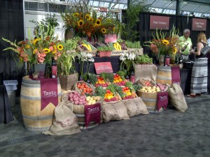 Local Food Display at Taste: Festival of Food and Wine, Crystal Gardens, 2012