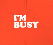 Let’s stop talking about how busy we are