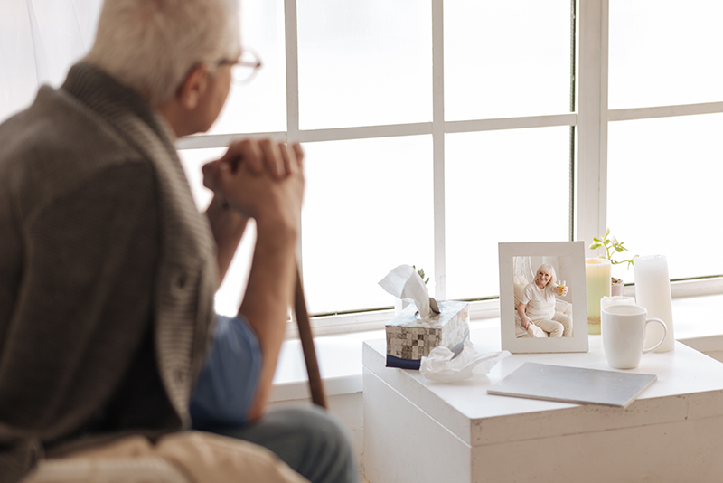 Senior Isolation - Lonely older Dad