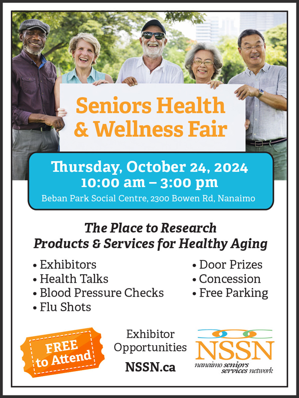 Seniors 101 Vancouver Island Upcoming Events