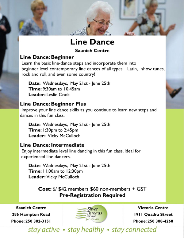 Seniors 101 Vancouver Island Coming Events