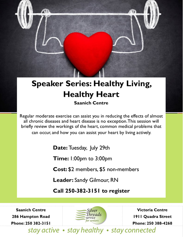 Seniors 101 Vancouver Island Coming Events