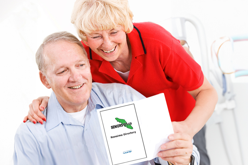 Advertise with us on Seniors101.ca - Couple reading Seniors' Directory