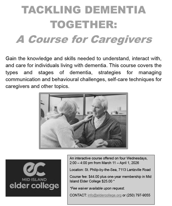 seniors 101 Up Coming Vancouver Island events