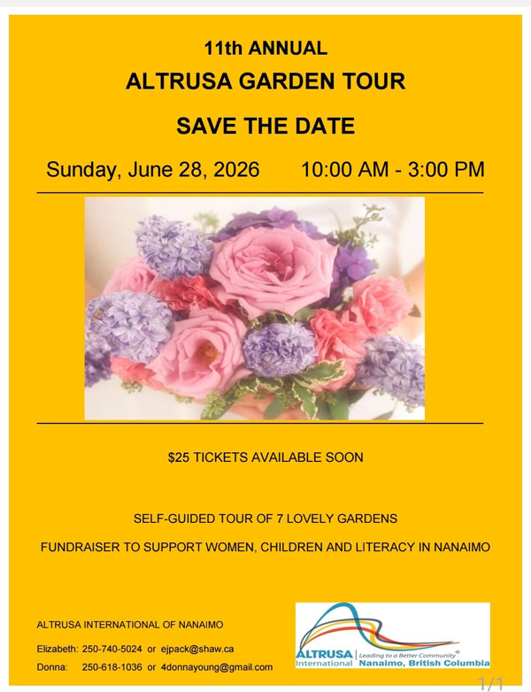 seniors 101 Up Coming Vancouver Island events 