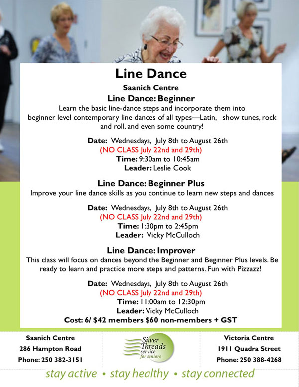 seniors 101 Up Coming Vancouver Island events