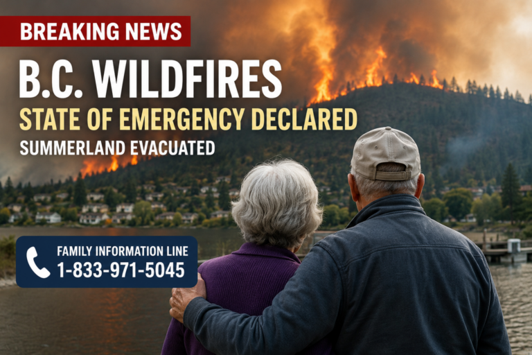 BC State of Emergency as Wildfires threaten BC Communities