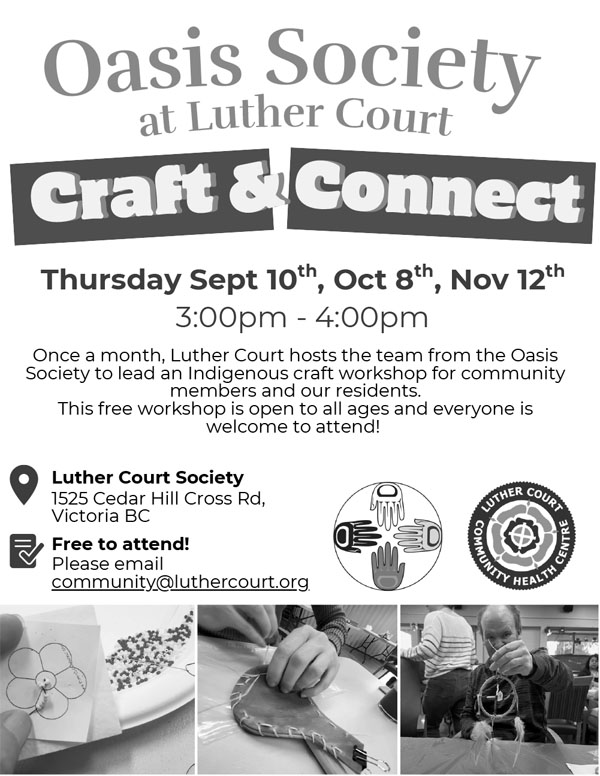 seniors 101 Up Coming Vancouver Island events 