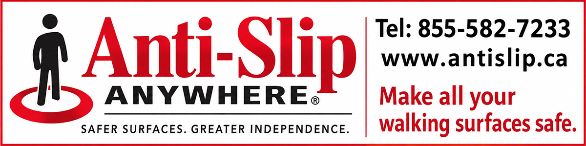 Anti-slip anywhere. Safer floors to keep seniors safe.
